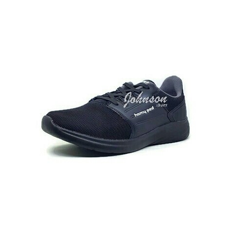 Sepatu Sekolah Wanita HOMYPED - ELENA Hitam Polos Sporty Sport Sneakers Running