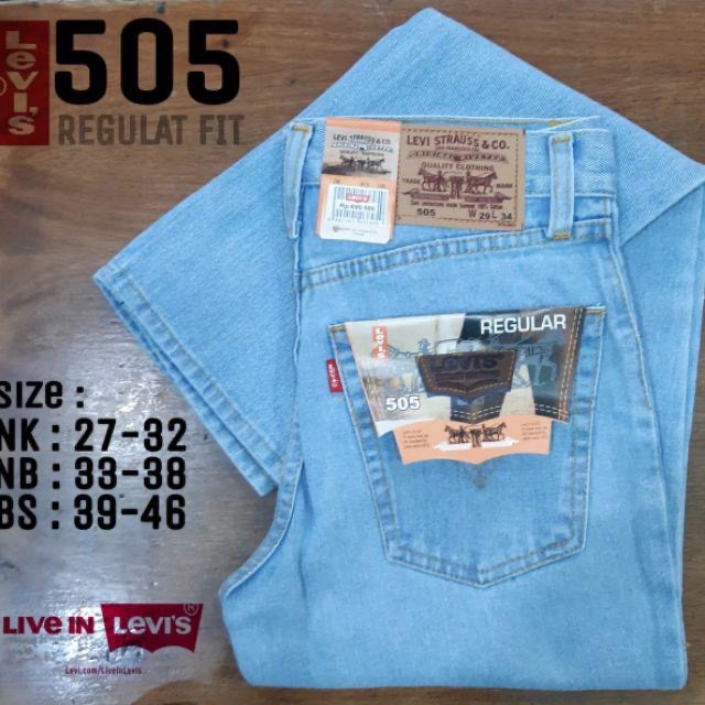 (COD) CELANA JEANS PRIA STANDAR/REGULAR uk 33-38