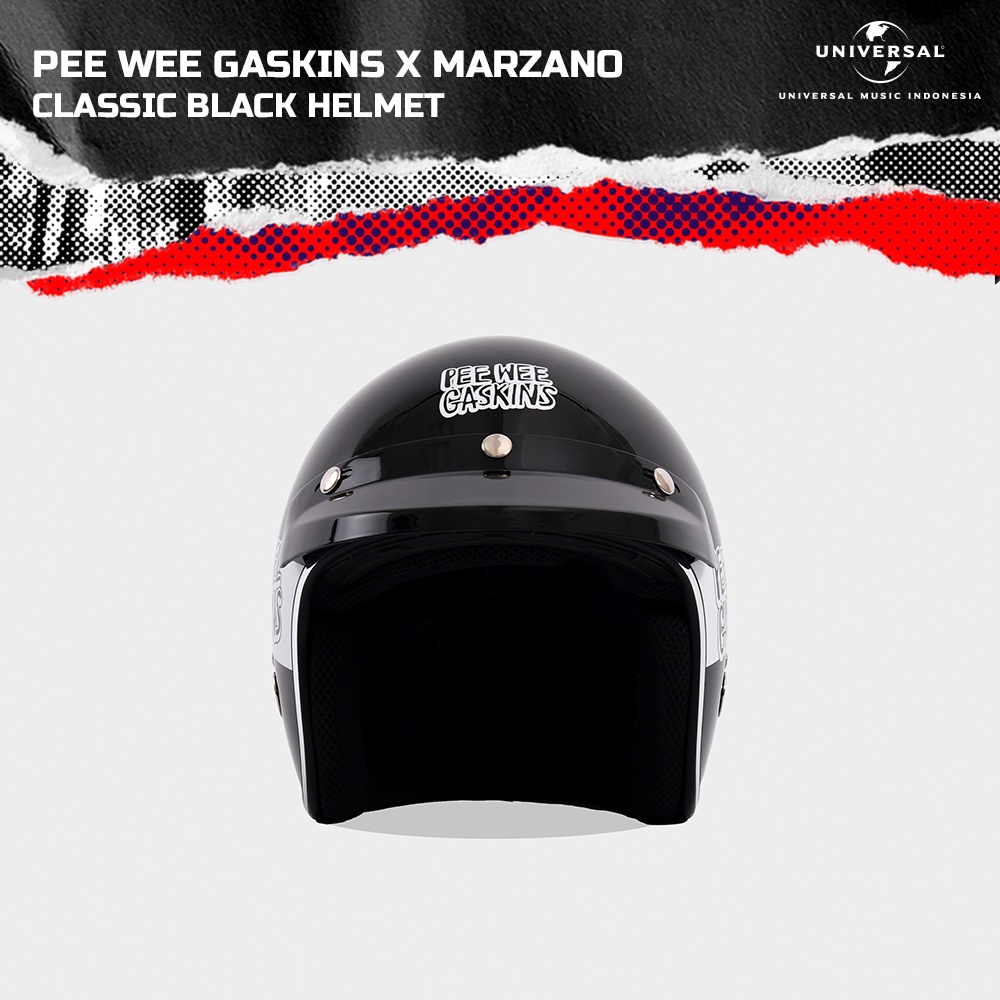 Pee Wee Gaskins x Marzano - Classic Black Helmet