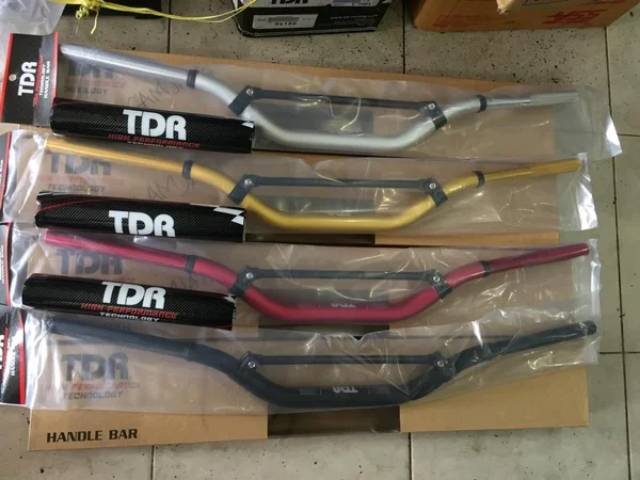 stang fatbar TDR + stabilizer stang dan busa pelindung dada