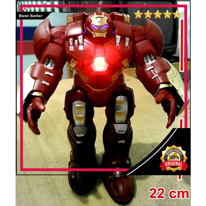 Original Mainan Robot Hulkbuster Ironbuster Ironman Hulk Baterai Asli Murah Terbaru