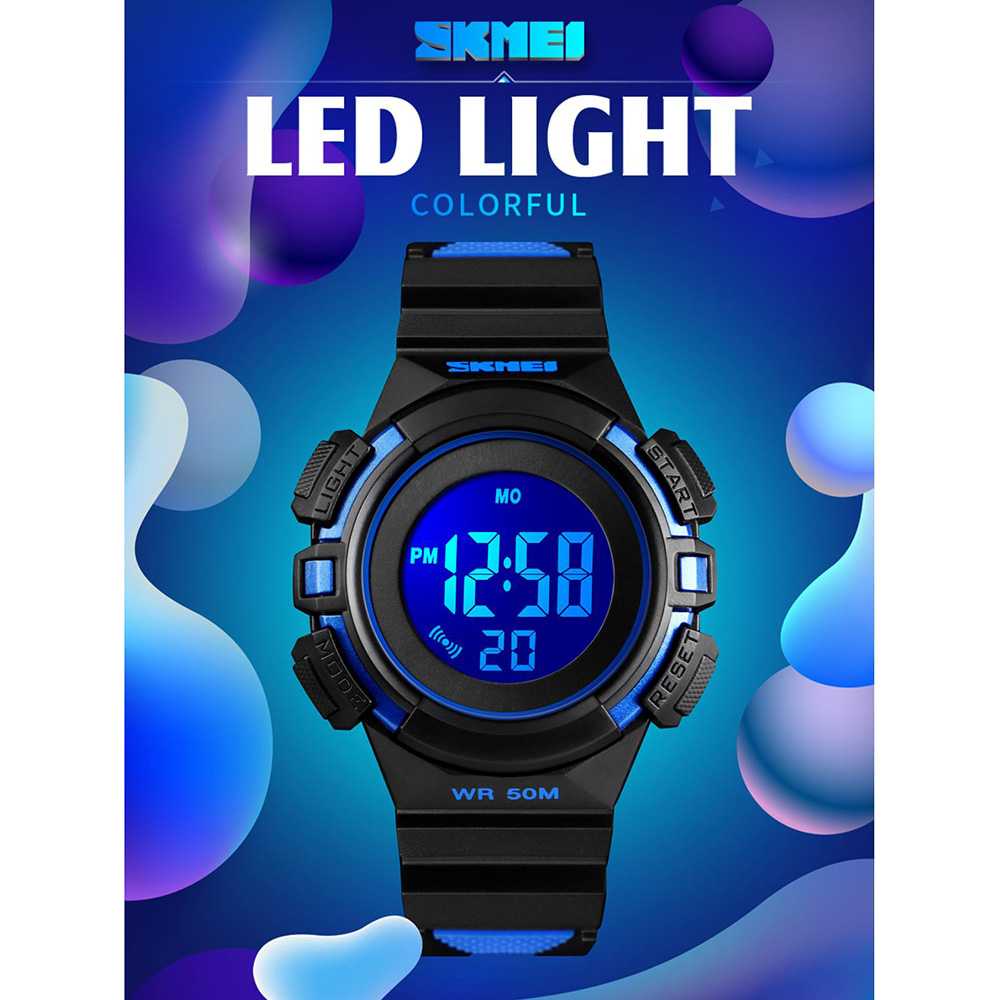 Jam Tangan Sporty Anak Waterproof LED Digital  SKMEI - a1485