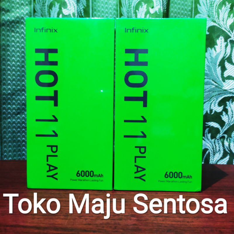 Infinix Hot 11 Play ram 4/64 Gb garansi resmi
