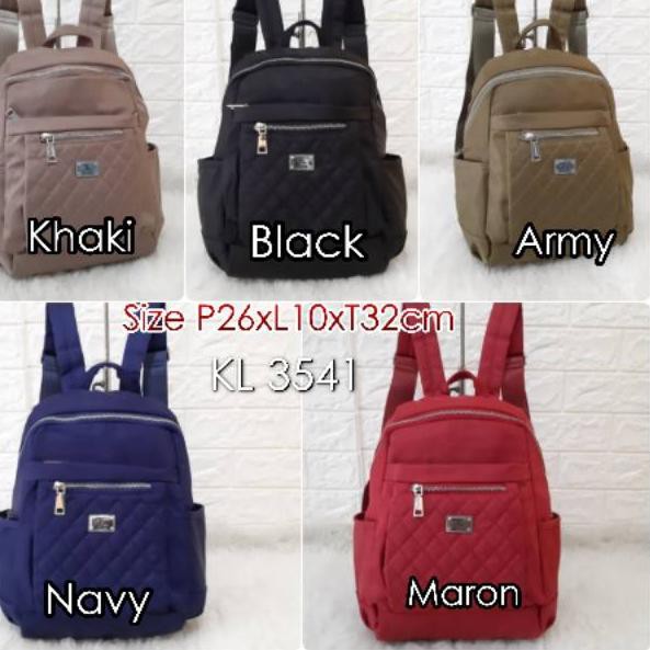 YNDZ KL3541 Tas Ransel KLUM ORI bordir size Medium ✅