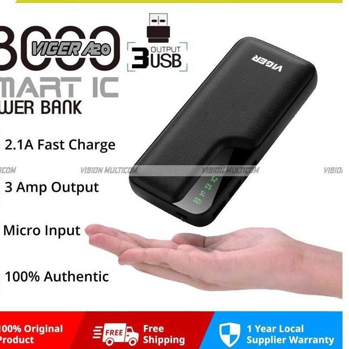 POWERBANK VIGER 18000mAh/SMART POWERBANK MURAH