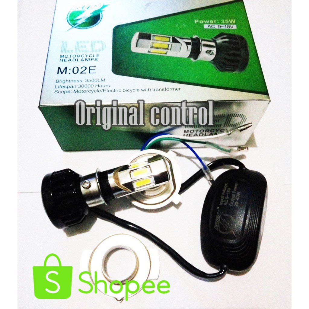 Lampu Led Motor RTD 6sisi AC DC 35Watt 100% original RTD - PUTIH