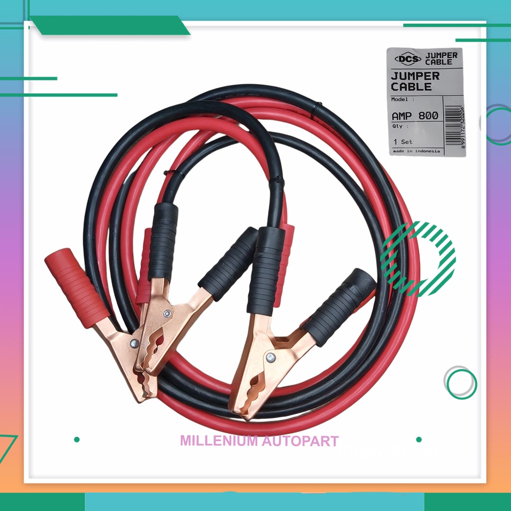 KABEL JUMPER AKI 800A CAR EMERGENCY BATTERY ACCU CABLE JUMPER JUMBO HIGH QUALITY