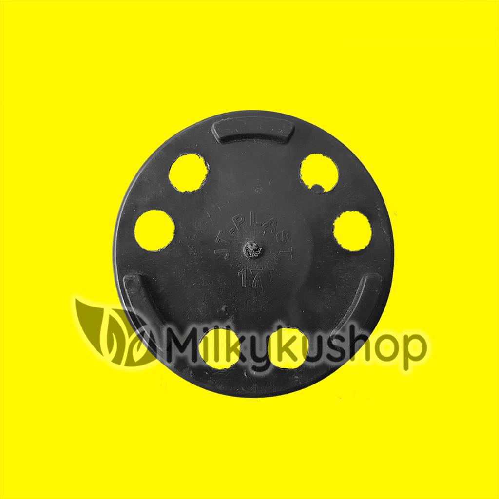 POT JT PLAST 17 HITAM 15 CM -  POT BUNGA TANAMAN