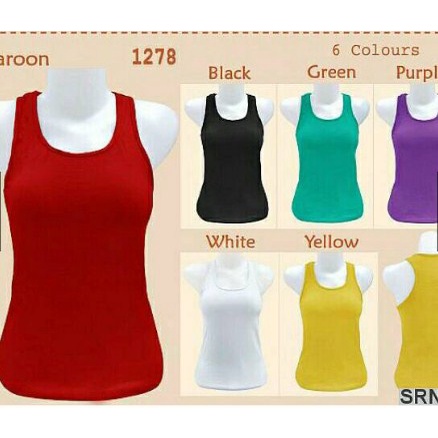 PROMO MURAH Tanktop Wanita Agnes Tali Silang / TANK TOP AGNES / SINGLET WANITA TALI BESAR / TANKTOP