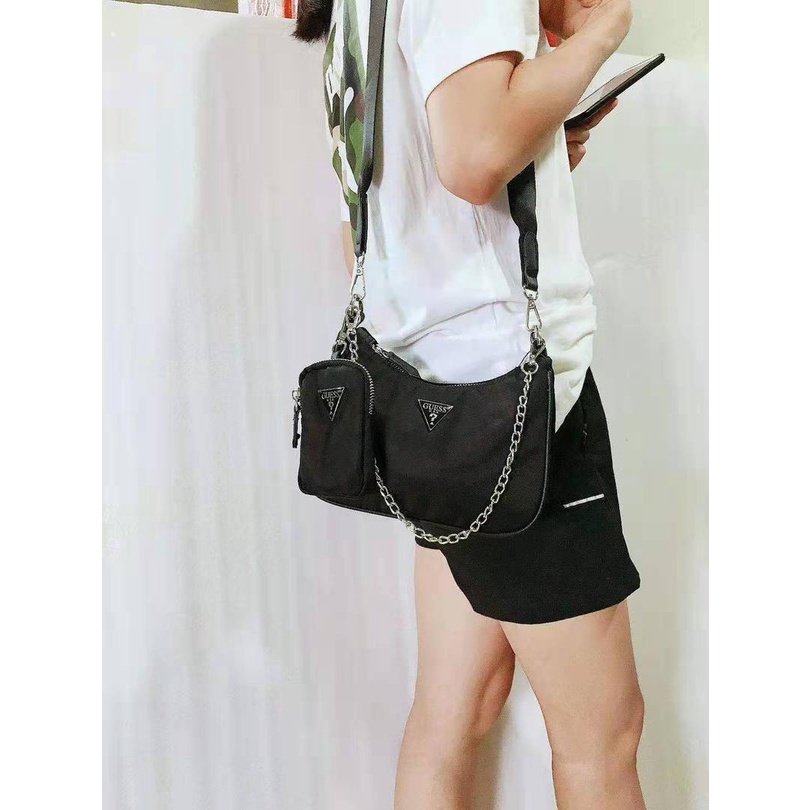 TERBARU !! SLING BAG / SHOULDER BAG / TAS SELEMPANG GUESS5 WANITA MODERN KUALITAS IMPORT #96751