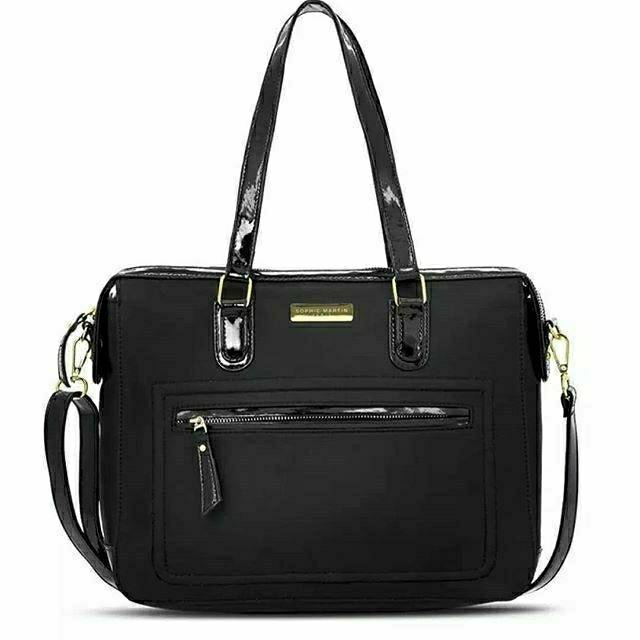 Tas selempang wanita shoulder bag Sophie Martin Paris Hitam besar tas Travel cittadini promo murah