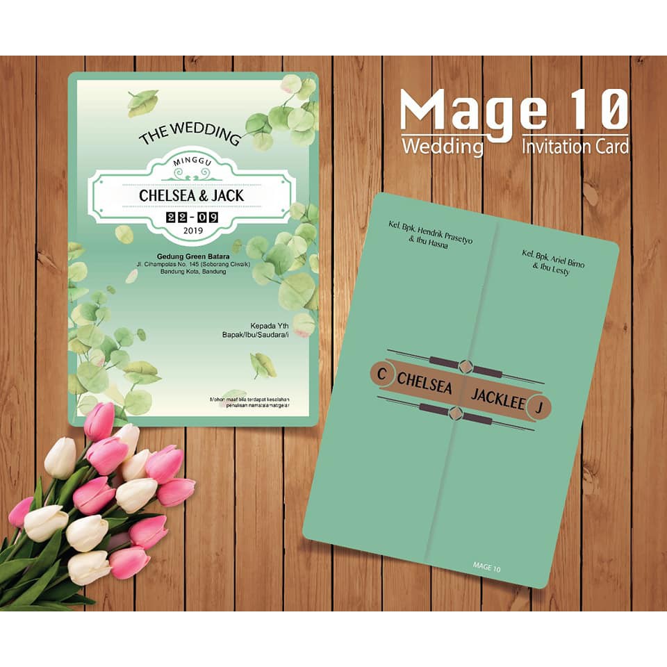 

Cetak Undangan + Plastik dan Label - Mage 10