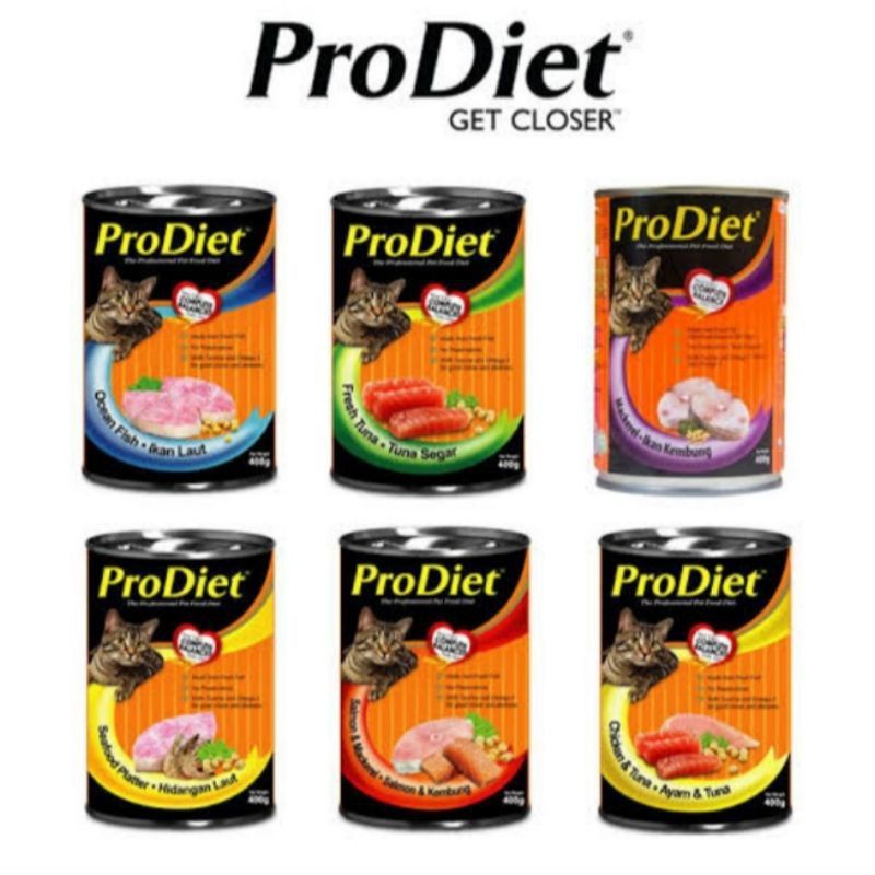 CAN PRODIET 400GR KALENG MAKANAN KUCING BASAH