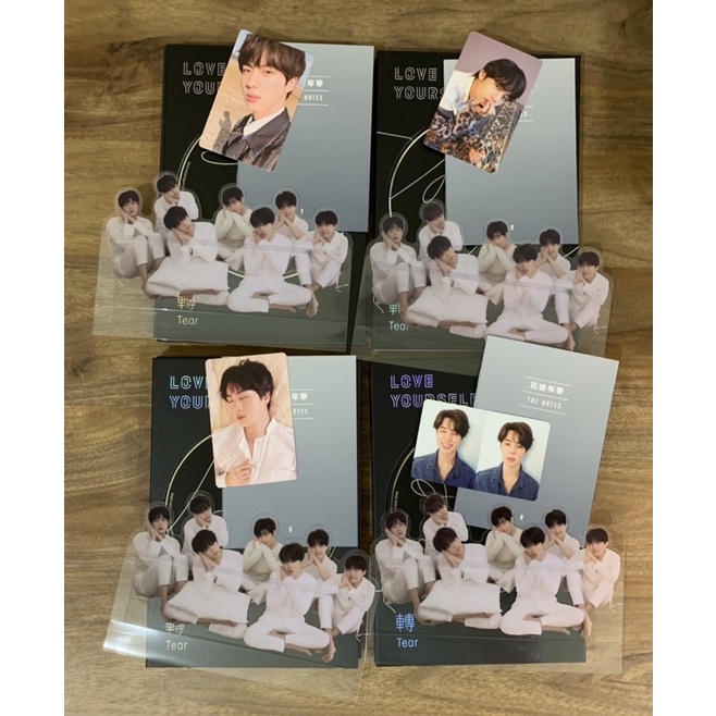 BTS LOVE YOURSELF TEAR ALBUM FULLSET [Y-Jin, O-Taehyung, U-Jin, R-Jimin]