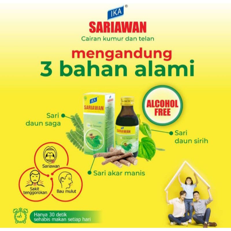 Ika sariawan 120ml / obat sariawan/ Ika obat sariawan original /termurah