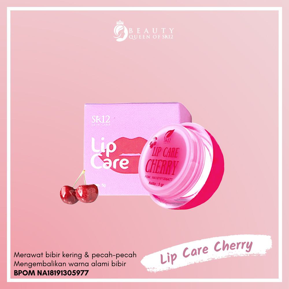 Lip Care SR12 Natural Essential Oil Perawatan Bibir Hitam Gelap Pecah-Pecah Kering Moisturizing Transparent