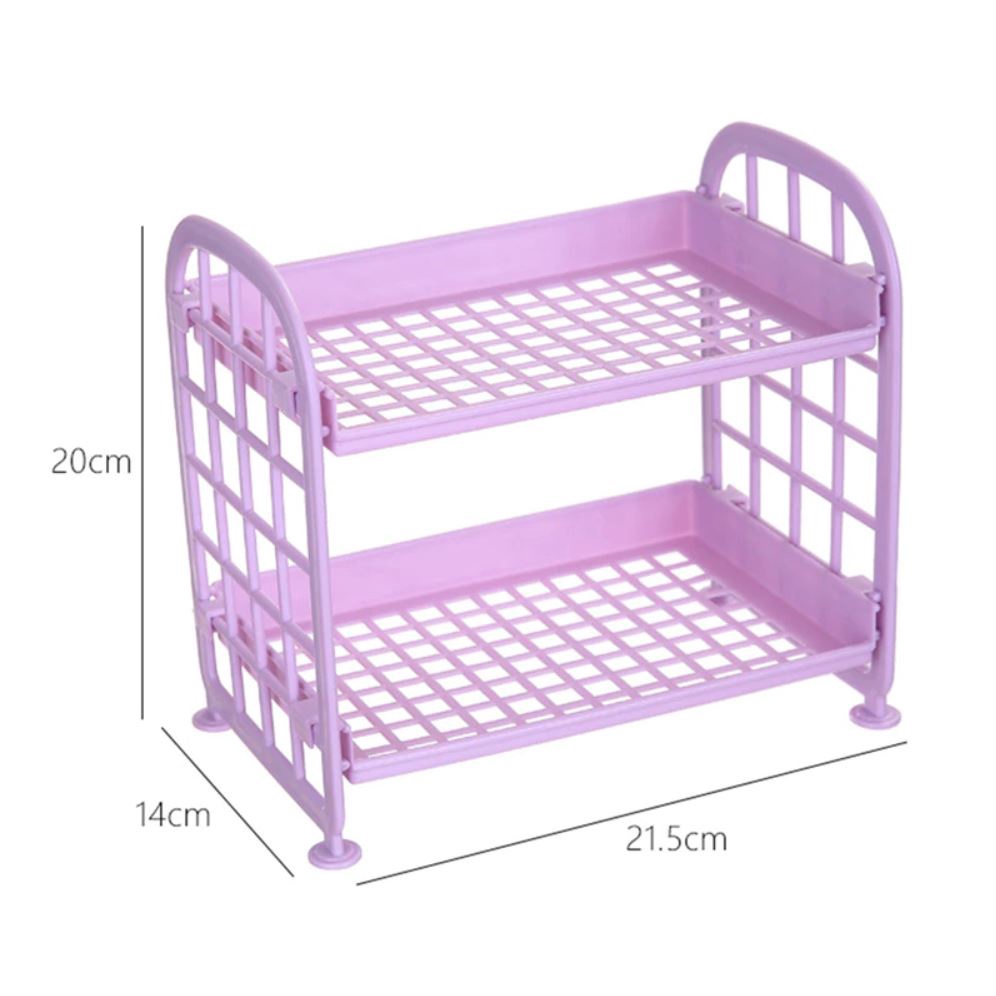 #LC-HL Rak Susun Mini 2 Tingkat Serbaguna 2 Tier Shelf Holder