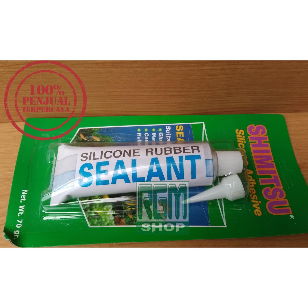 sealant silicon silikon lem kaca aquarium aquascape 70gr murah