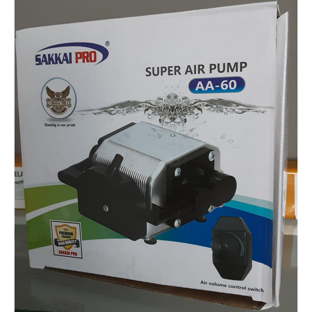 SAKKAI PRO AA 60-AERATOR AIR PUMP- MESIN GELEMBUNG UDARA