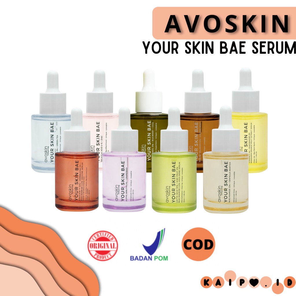 Jual Avoskin Your Skin Bae Serum 30ml | Lactic Acid Niacinamide Alpha ...