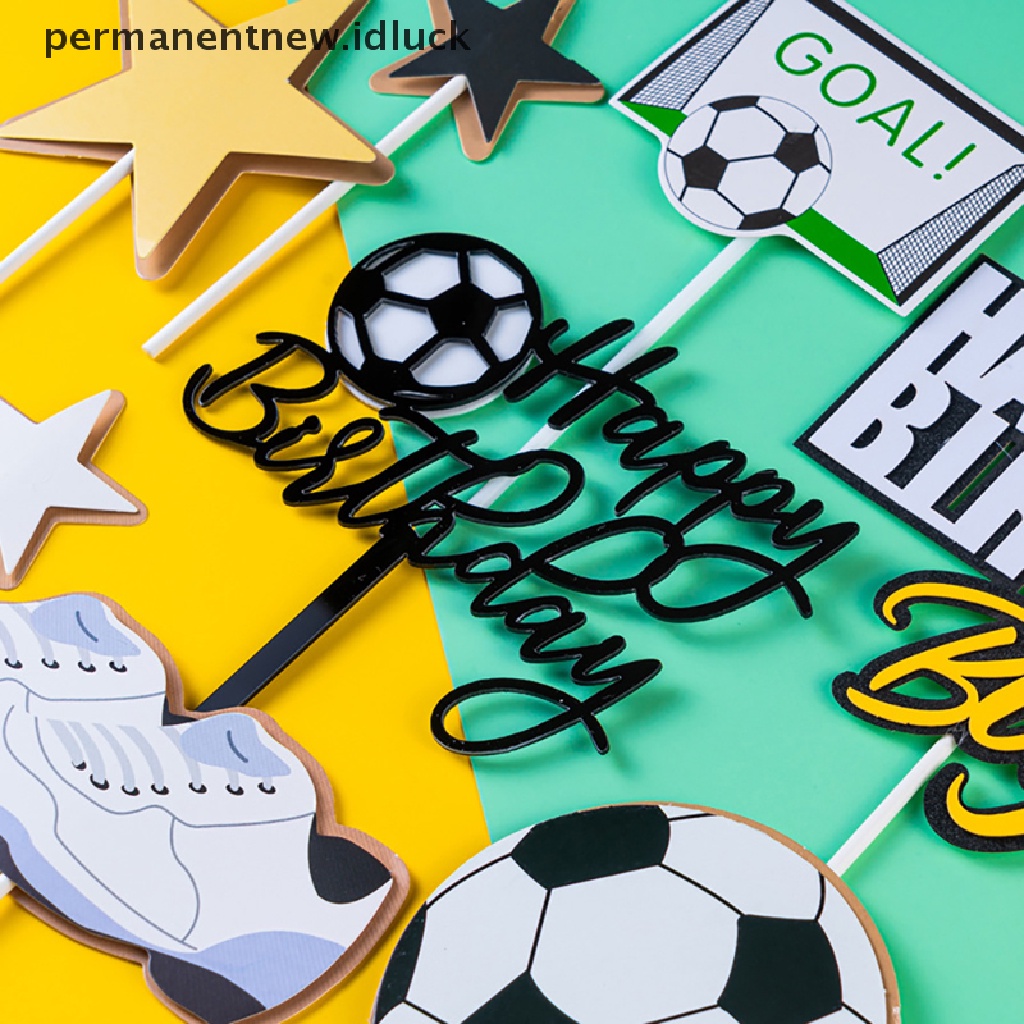 Topper Kue Desain Sepak Bola Untuk Dekorasi