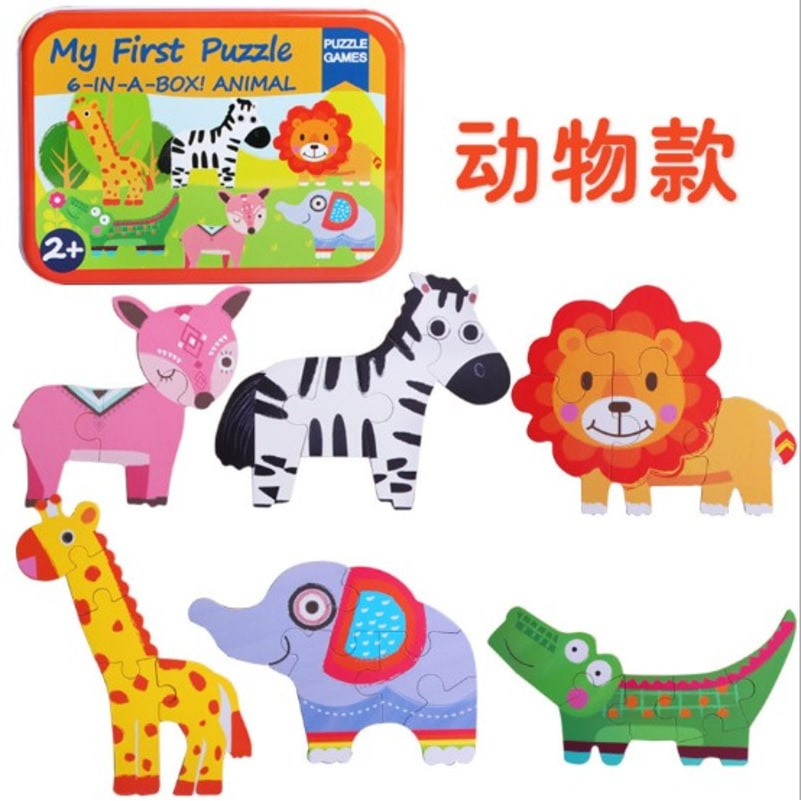 TweedyJkt - Mainan Edukatif / Puzzle Anak My First Puzzle / Puzzle Kayu Lucu