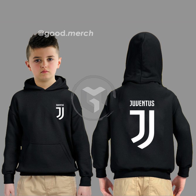 JAKET HOODIE ANAK BOLA JUVENTUS TERBARU - [ BISA REQUEST NAMA & NOMOR ]