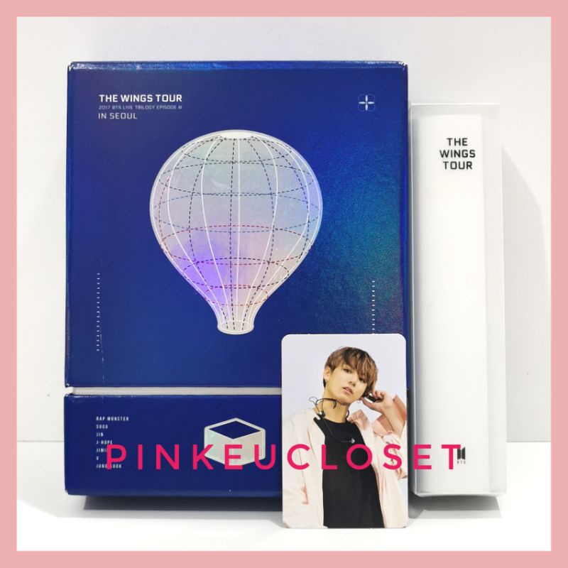 [READY RARE] BTS THE WINGS TOUR DVD FULLSET JUNGKOOK PHOTOCARD + POSTER