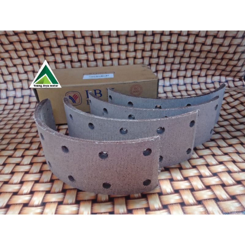 kampas rem IBK PS120/RAGASA FE 119 F/R +rivet
