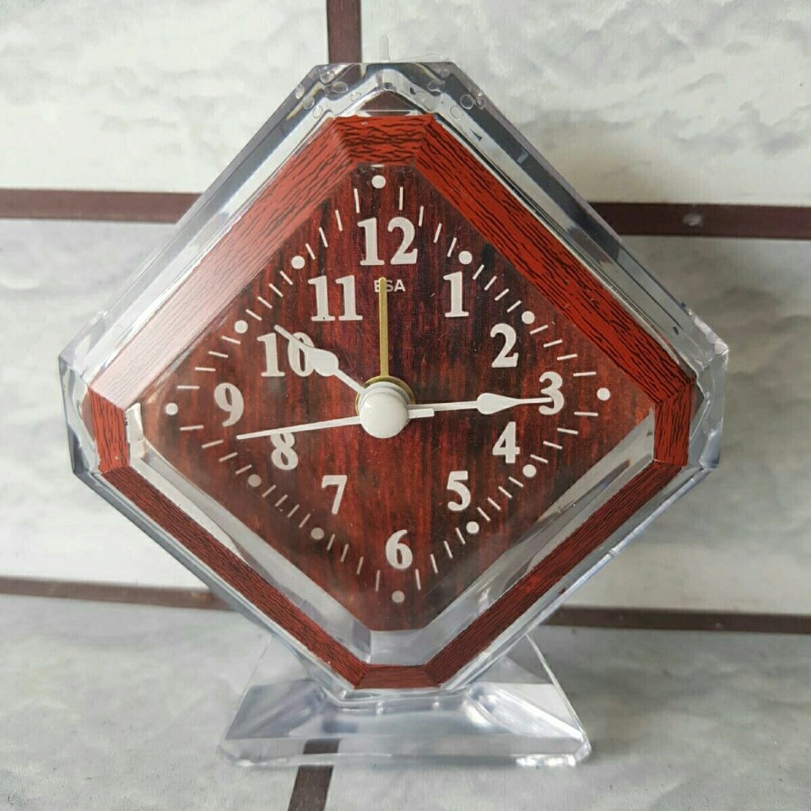 Jam Weker Transparan 8121 / Jam Meja Beker / Jam Meja Alarm | cunvalla