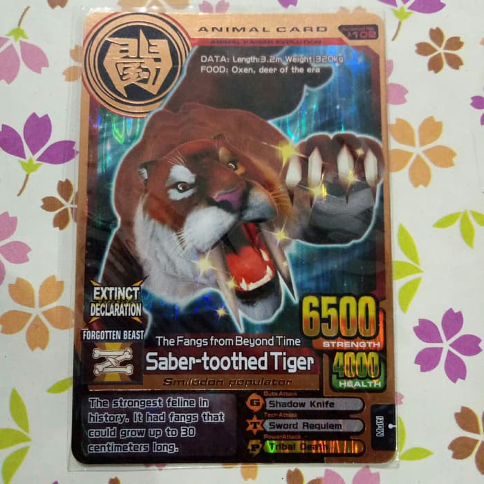 animal kaiser bronze saber toothed tiger evo 6