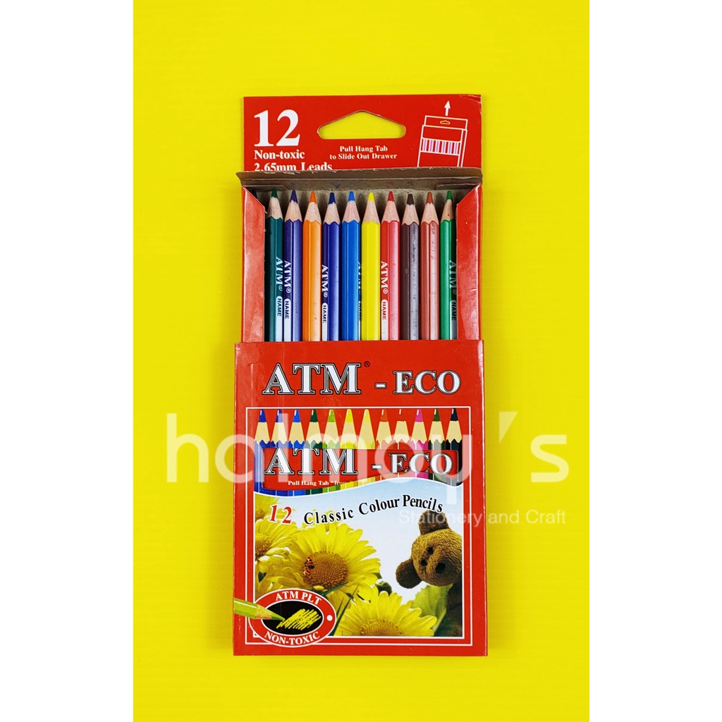 

PENSIL WARNA / KELIR KAYU PENDEK 12 W