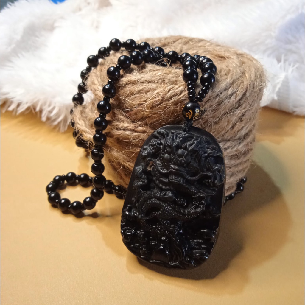 Kalung Black Jade Naga