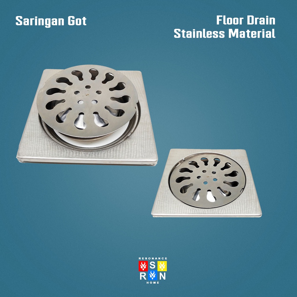 Saringan Got Kamar Mandi Stainless / Floor Drain Iron Resonance Home