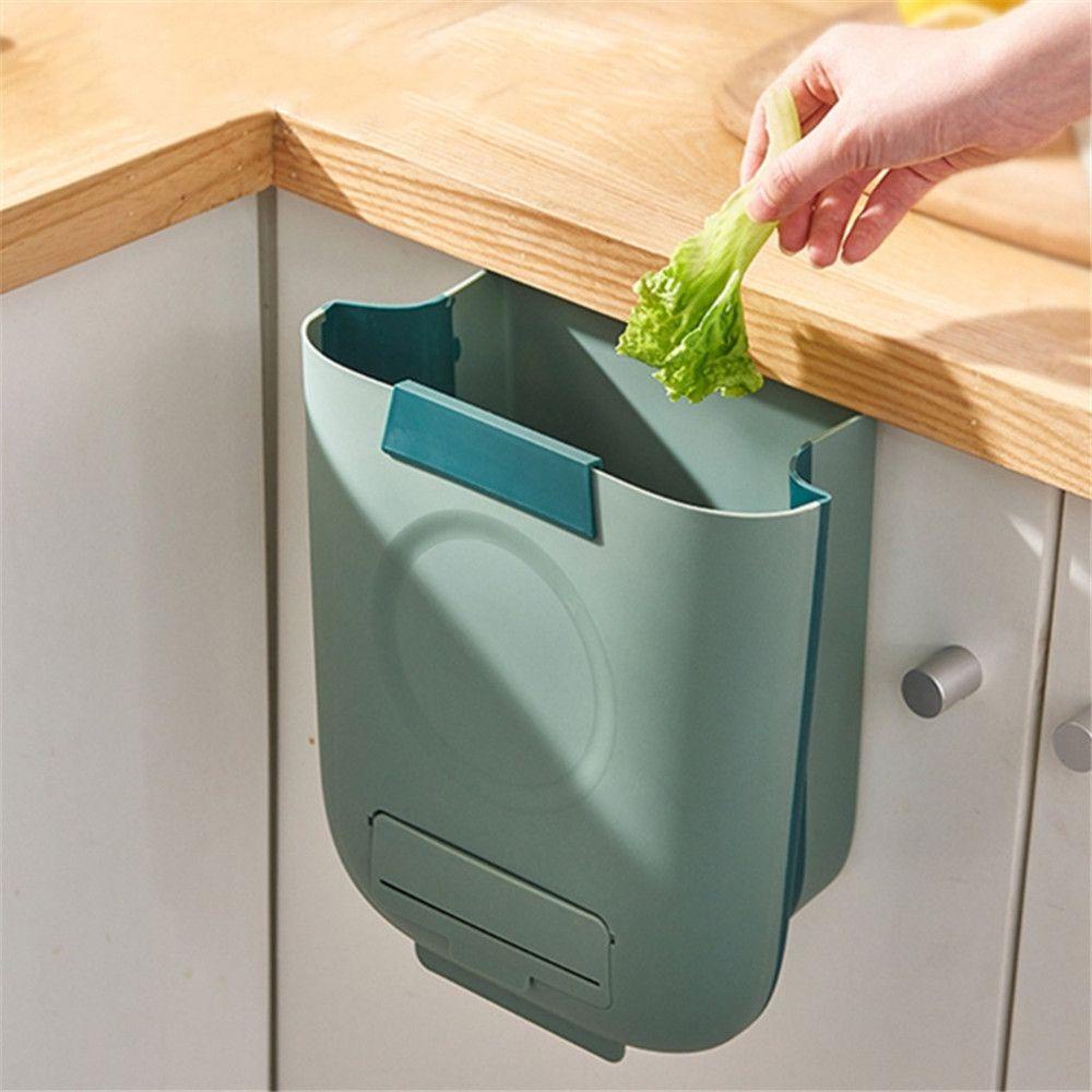 Solighter Tempat Sampah Alat Pembersih Ampas Storage Box Wall Mounted Waste Bin