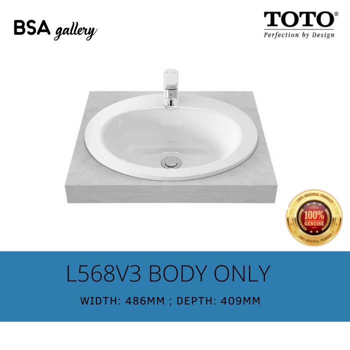 WASTAFEL TOTO L568V3 BODY ONLY / WASTAFEL TOTO ORI L 568 V3