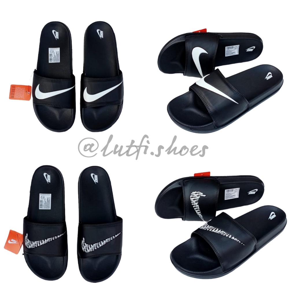 SANDAL NIKE SWOSH - SANDAL - SANDAL PRIA - SANDAL WANITA - SANDAL SLOP -SANDAL SLOP PRIA-SANDAL SLOP