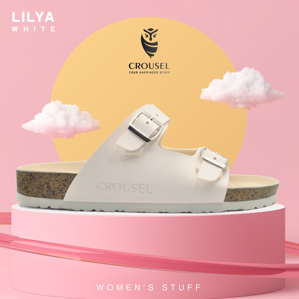 Crousel Sandal Casual \ Women - Lilya White-3
