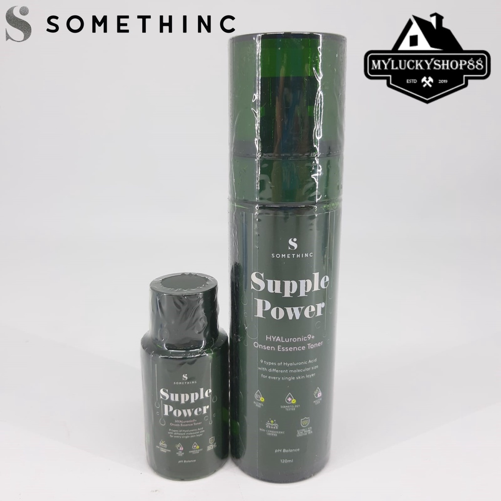 Somethinc Supple Power Hyaluronic 9+ Onsen Essence Toner 40ml 120ml
