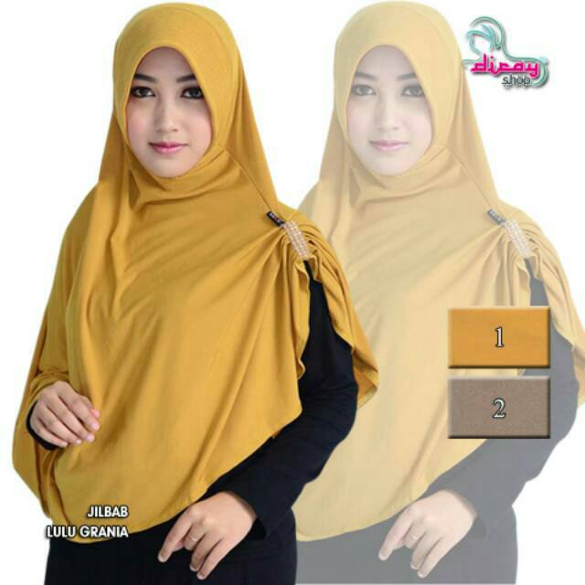 HIJAB / JILBAB PERMATA BELAH LULU