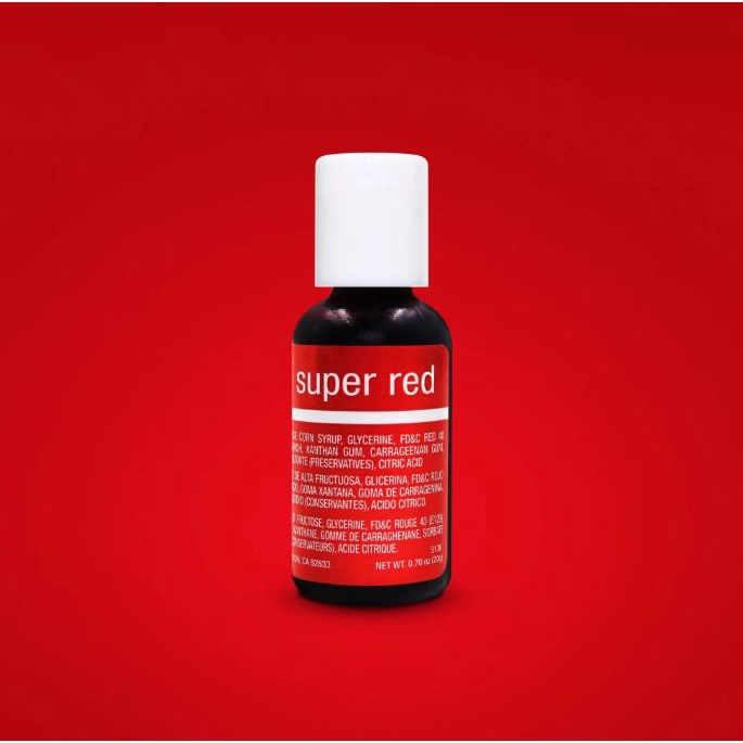 

Super Red Chefmaster Liqua-Gel Food Coloring 20 ml