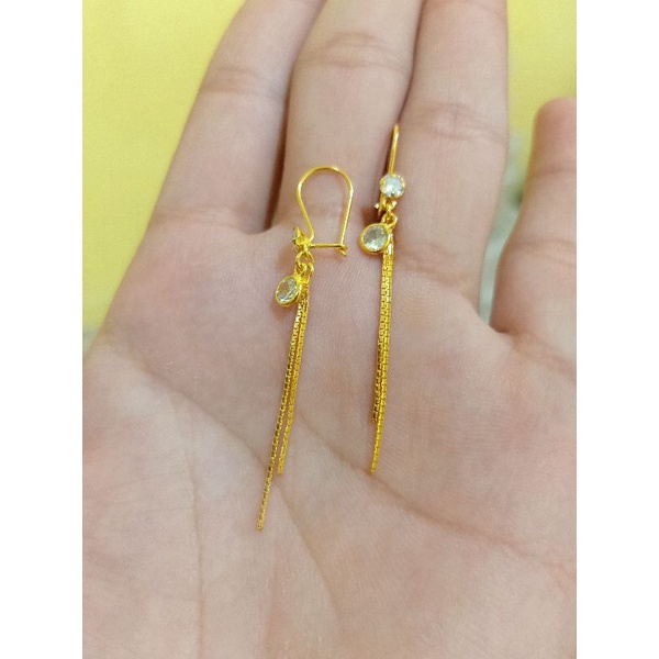 ANTING JURAI PERAK 925 LAPIS MAS