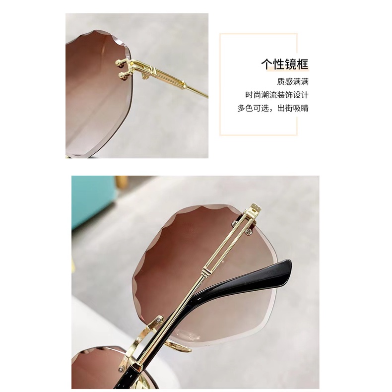 rowling(ka-262)Sunglasses  Kacamata Hitam Simetri No frame Women Sunglasses Titanium New Arrival Import Kacamata Fashion