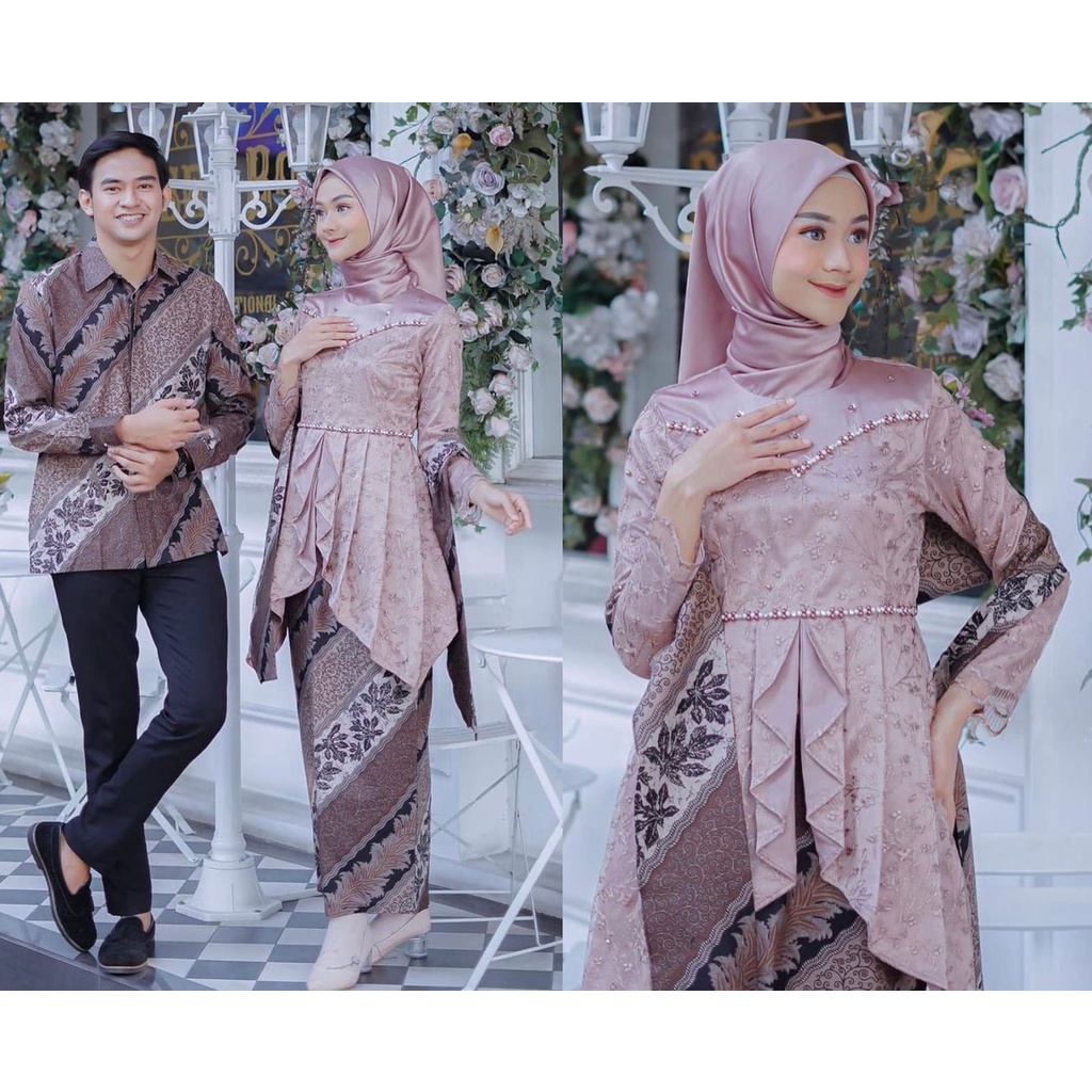 BMAYSTORE - (ORI) VANILA SERIES COUPLE TERLARIS - BISA COD | BAJU BATIK COUPLE KEBAYA MODERN BRUKAT 