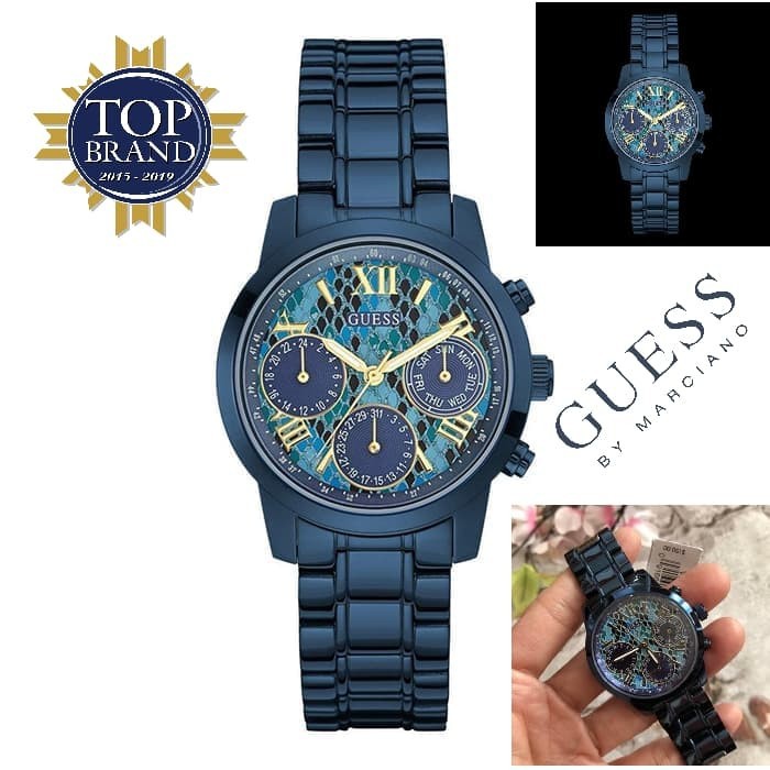Big Sale Jam Tangan Wanita Merk Guess Miyota100% Type : W0448L10 Baterai Garansi 1th