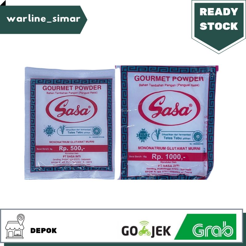 

Sasa Bumbu Penyedap Rasa Micin Sasa Bumbu MSG Sachet