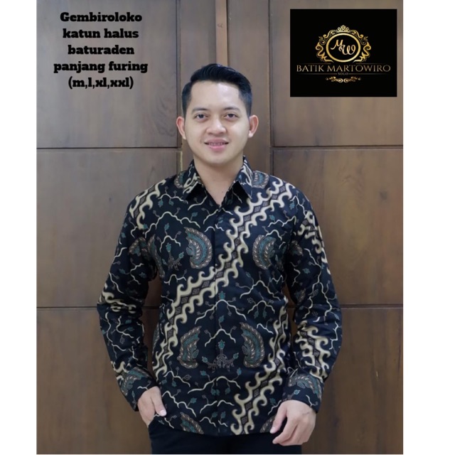 KEMEJA BATIK GEMBIROLOKO FULL FURING KATUN HALUS ASLI BATURADEN SIZE M-XXL TERMURAH