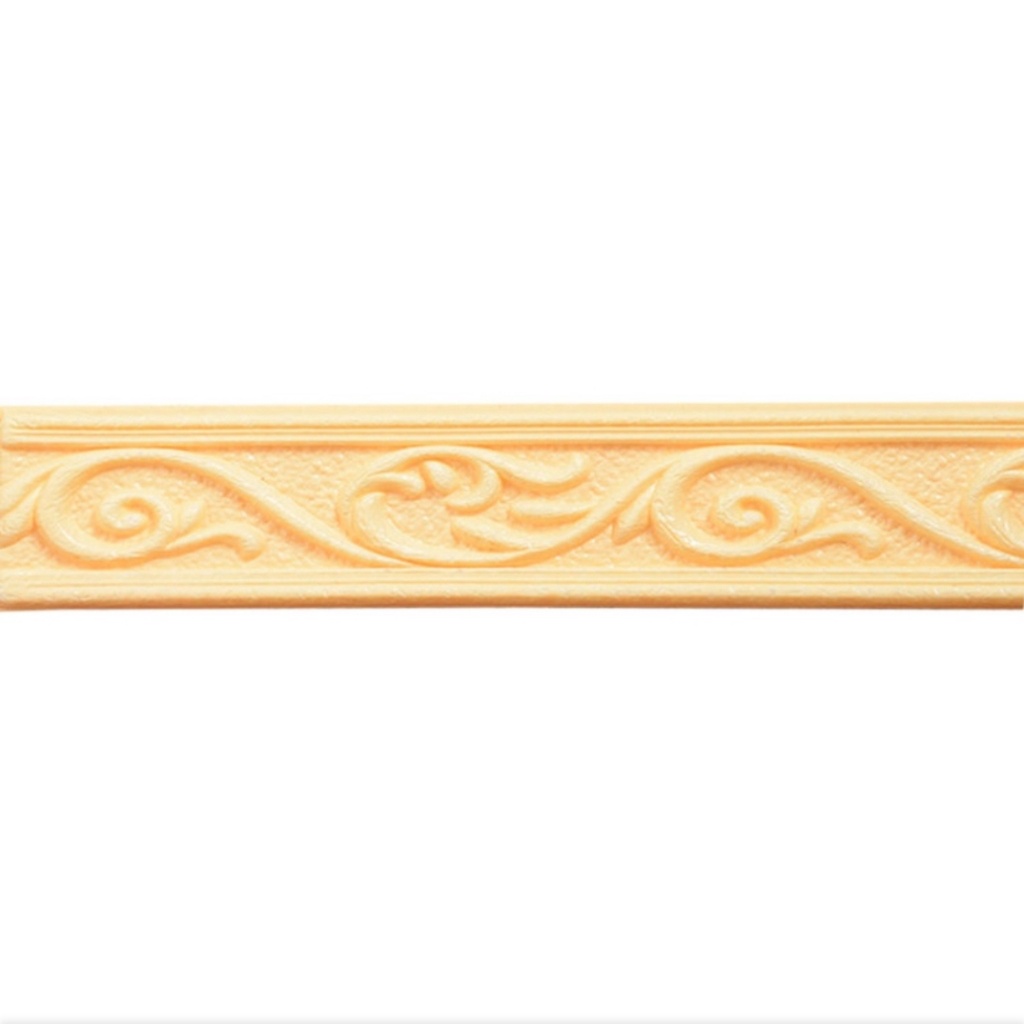LIST BORDER FOAM 3D LIS WALLPAPER BORDER STICKER (LEBAR 5 CM)-T5-11 CREAM