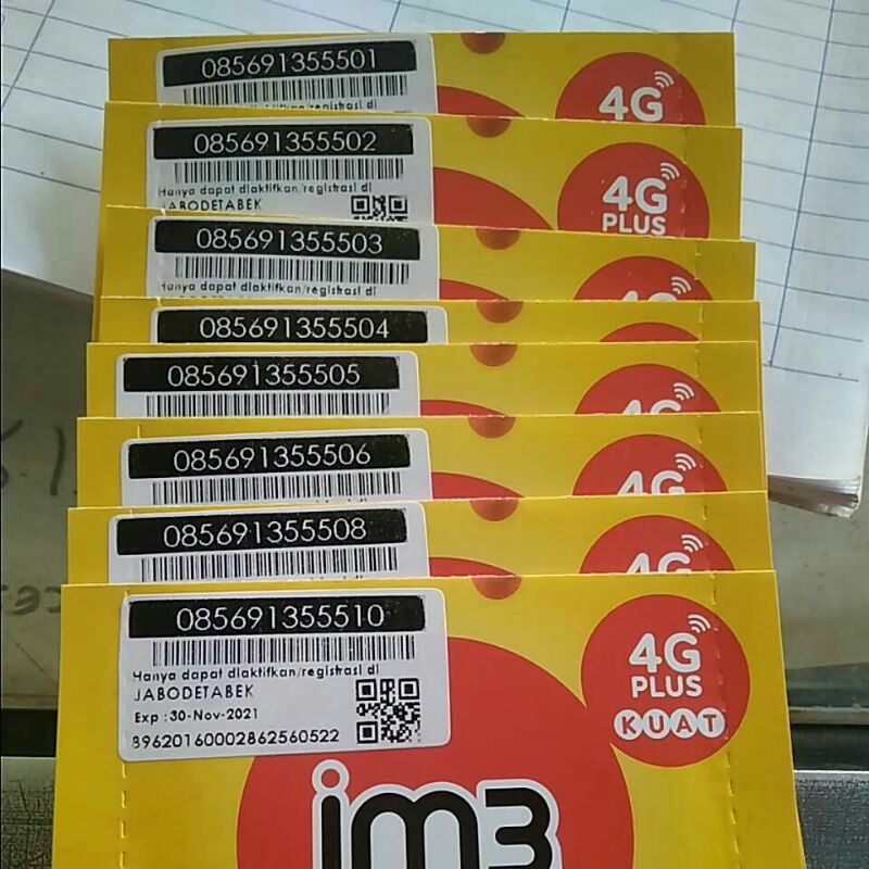 No Cantik IM3 Triple Tengah 5