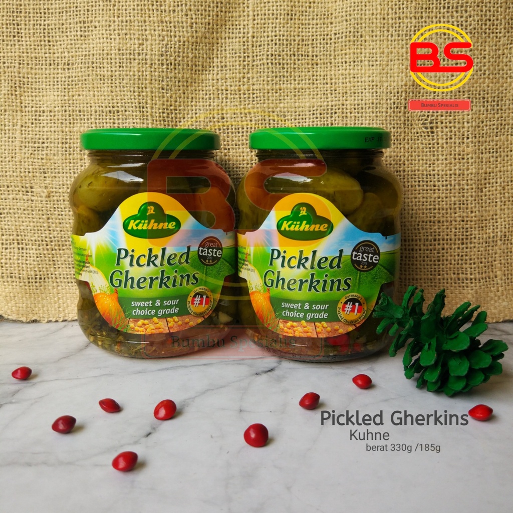 

KUHNE - Pickled Gherkins / Acar Timun khas Jerman 330gr